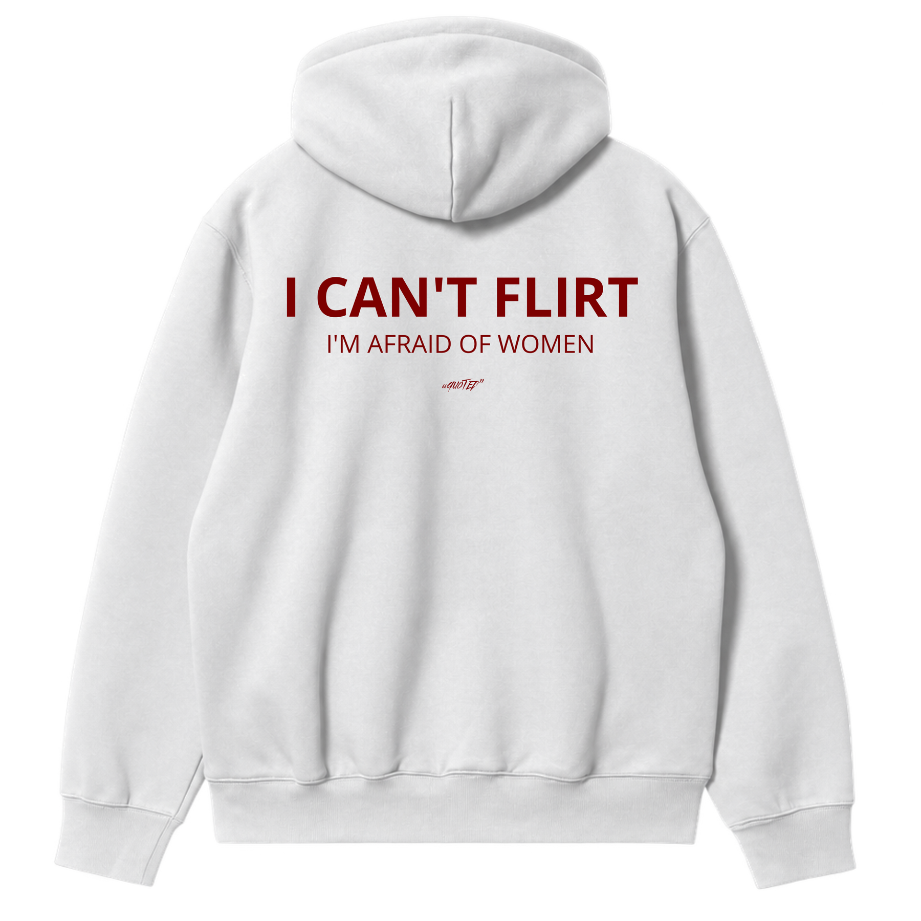 I Can't Flirt Hoodie