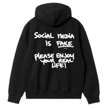 Social Media Is Fake Hoodie