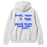 Social Media Is Fake Hoodie