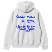 Social Media Is Fake Hoodie