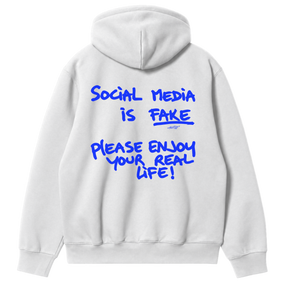Social Media Is Fake Hoodie