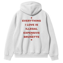 Everything I Love Brunette Hoodie