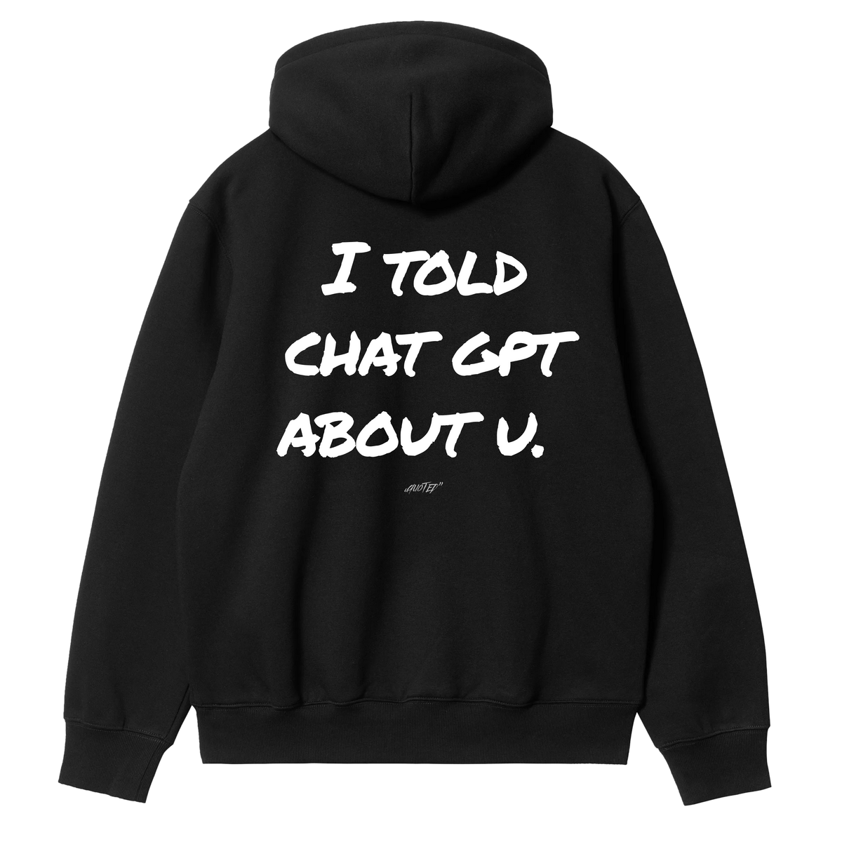 I Told ChatGPT About You Hoodie