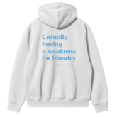 Casually Having A Weakness For Blonde Hoodie