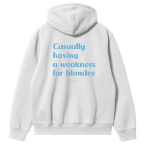 Casually Having A Weakness For Blonde Hoodie